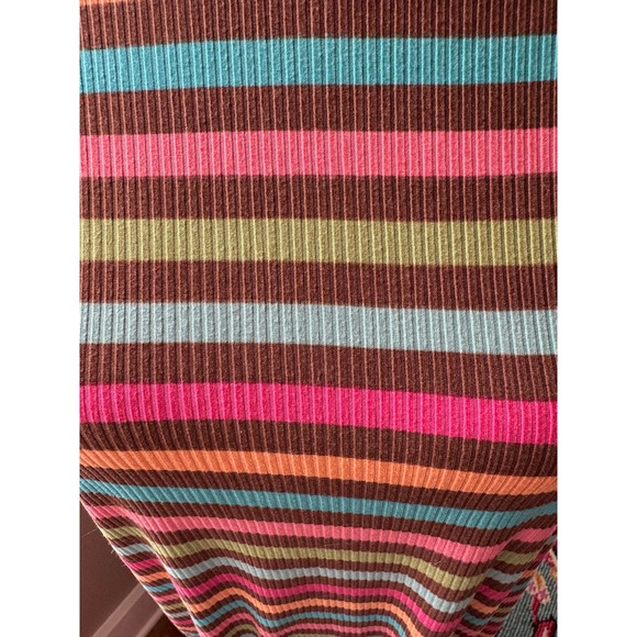Zig Zag Stripe Ribbed Dress NWOT 2XL - Picture 2 of 4